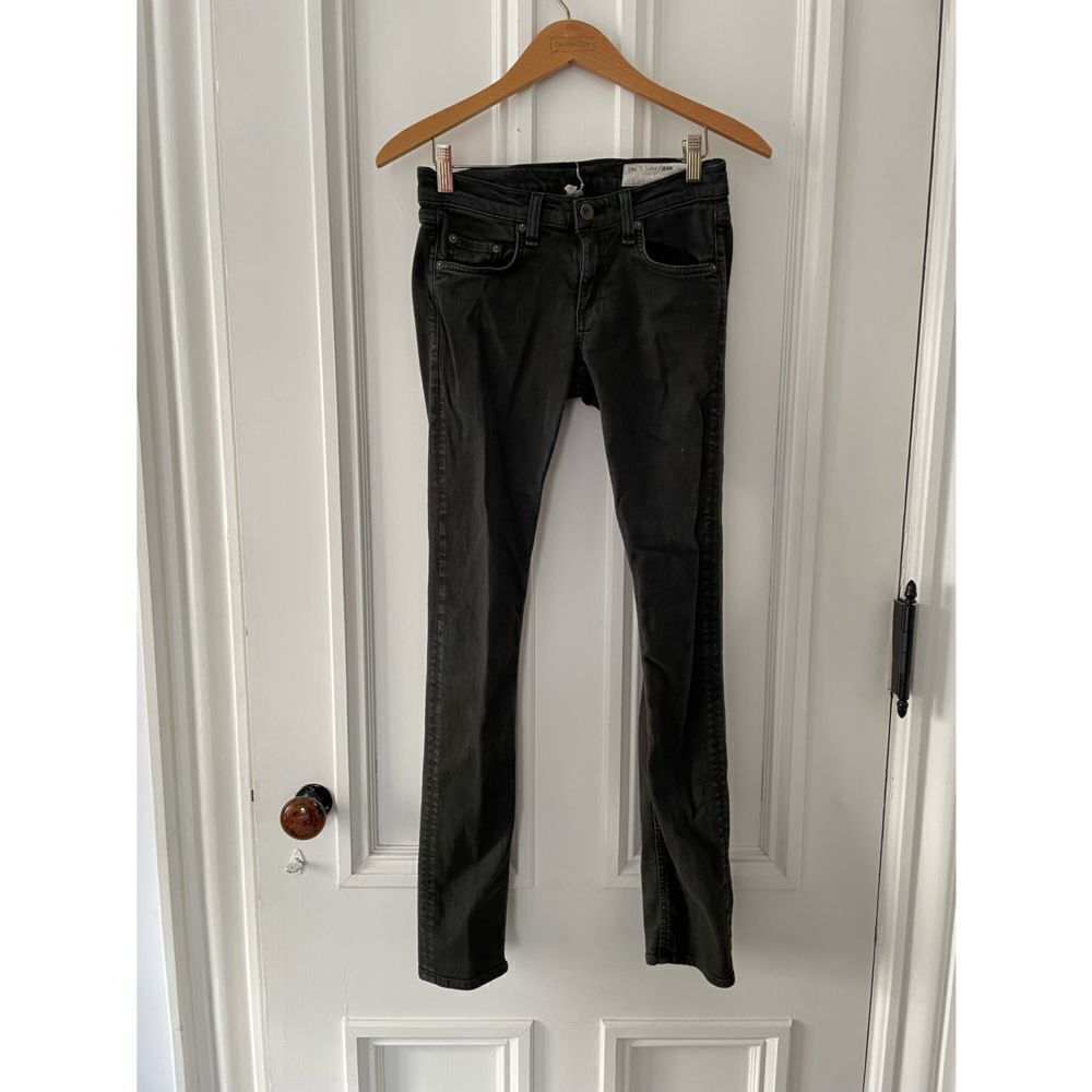 Rag & Bone  “the Dre” green/grey skinny jeans 24
